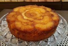 کیک آناناس کاراملی
