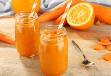 نوشیدنی هویج و پرتقال
