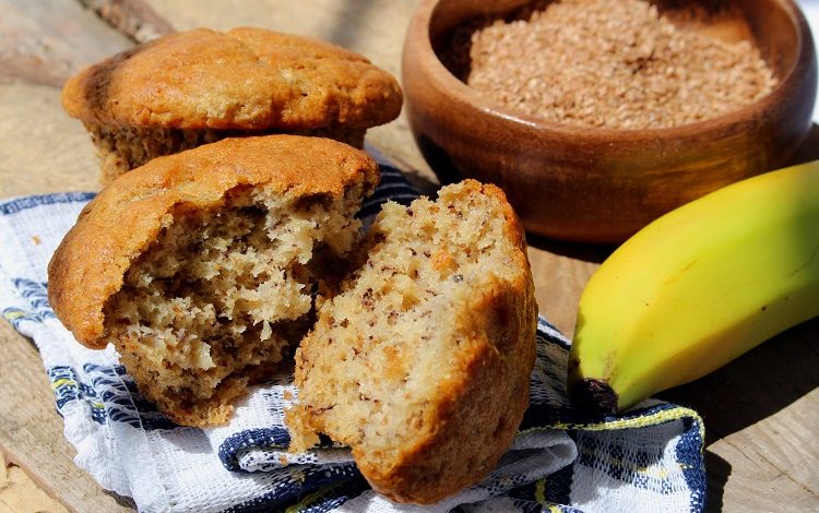 مافین سبوس گندم و موز