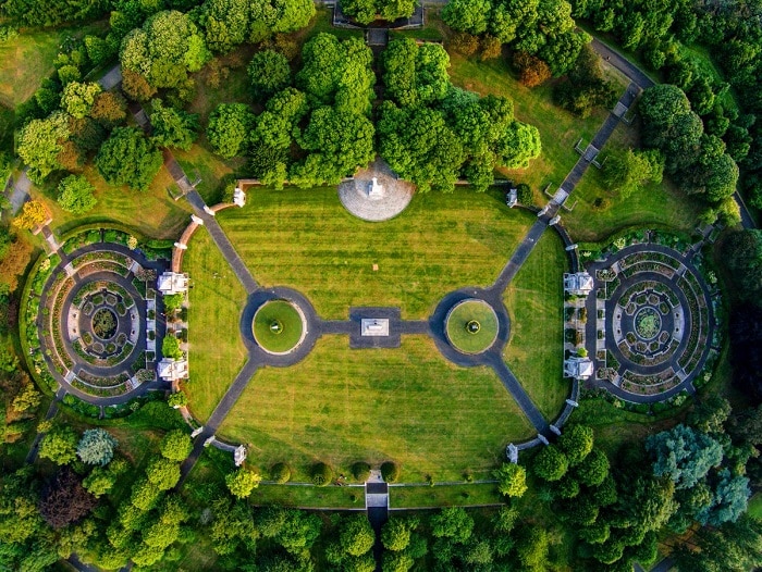 باغهای یادبود جنگ (National War Memorial Gardens)