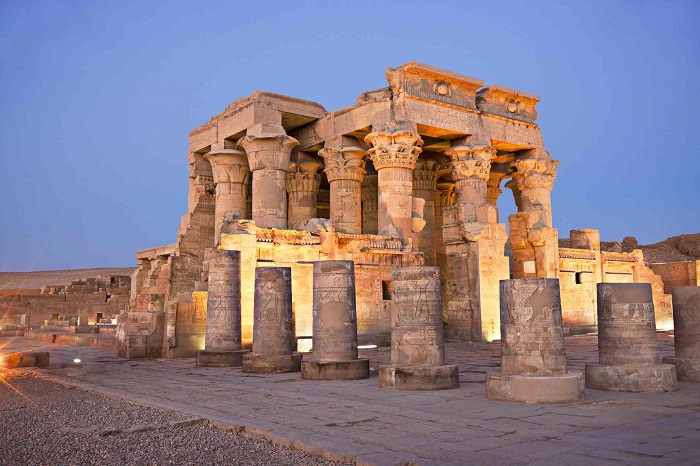 بنای تاریخی Kom Ombo در مصر باستان