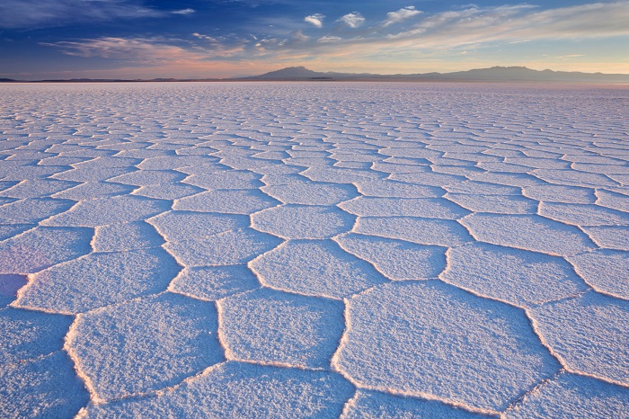 فلات نمکی (Uyuni) در کشور بولیوی