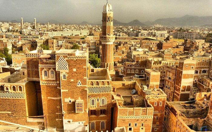 شهر قدیمی صنعا (Sana'a) در کشور یمن