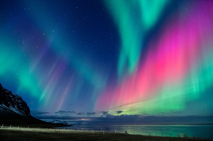 نورهای شمالی (Northern Lights) در ایسلند