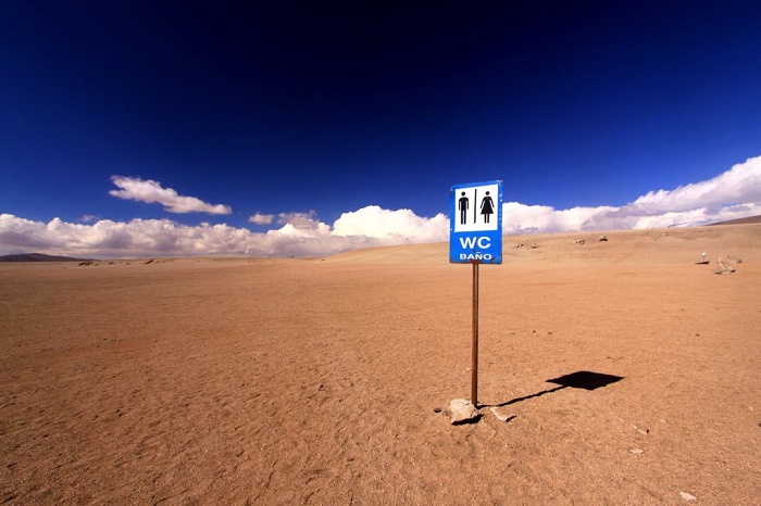 توالت صحرایی، سیلولی، بولیوی