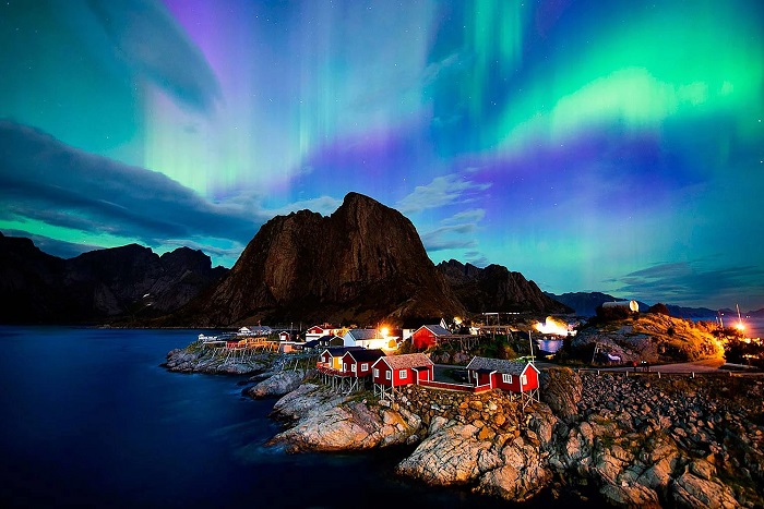 نورهای شمالی در کشور نروژ