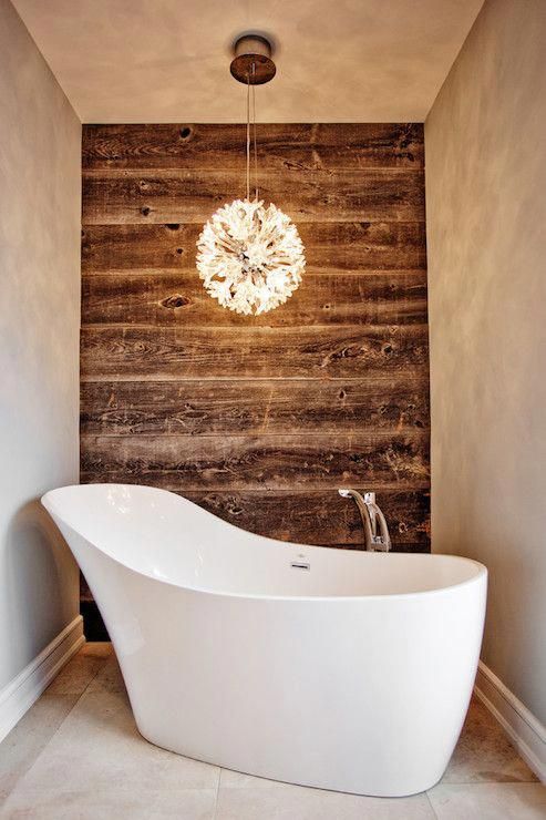 18 a cool modern pendant lamp resembling flowers will accent your bathtub and make the space cooler