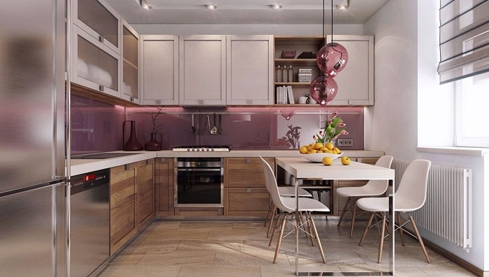 Pink kitchen pendant lights