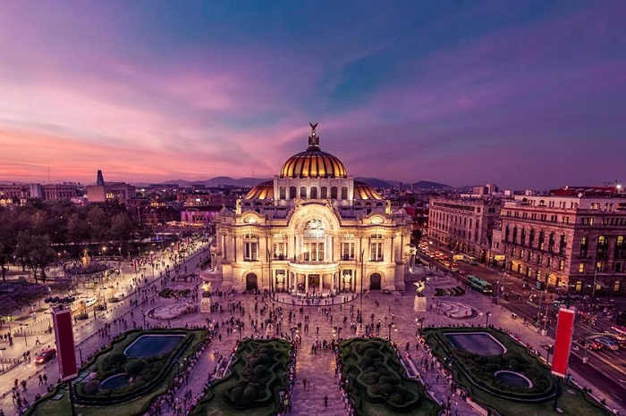 جاذبه ‌های گردشگری مکزیکو سیتی - کاخ هنرهای زیبا