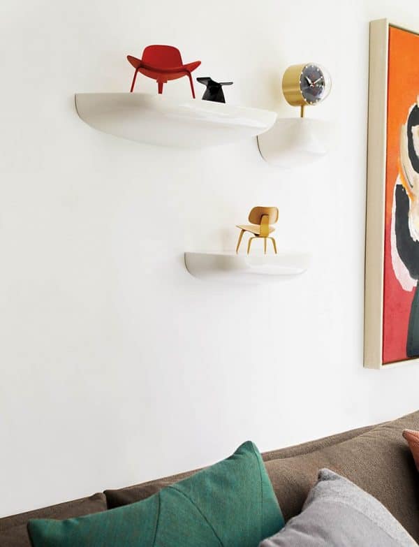 designer floating wall shelf with rounded edges sculptural wall decor from vitra high end living room decor idea 600x783 1