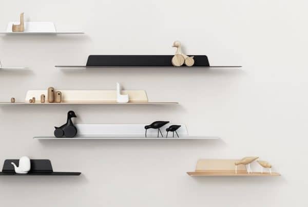 designer metal floating wall shelf attractive open storage inspiration for wall decorations and collectibles modern design 600x405 1