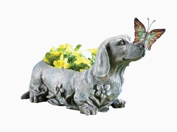 large outdoor dachshund planter 600x447 1