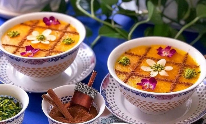 طرز تهیه شله زرد نذری برای 30 نفر