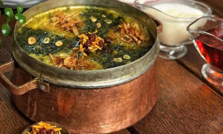 طرز تهیه آش رشته مجلسی برای 6 نفر