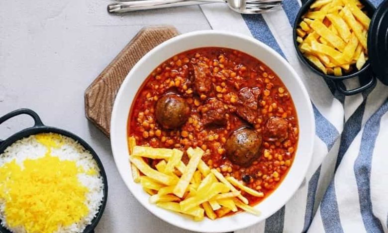 طرز تهیه خورش قیمه مجلسی برای 4 نفر