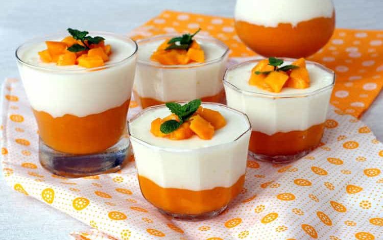 طرز تهیه دسر کاسترد با ژله برای 4 نفر