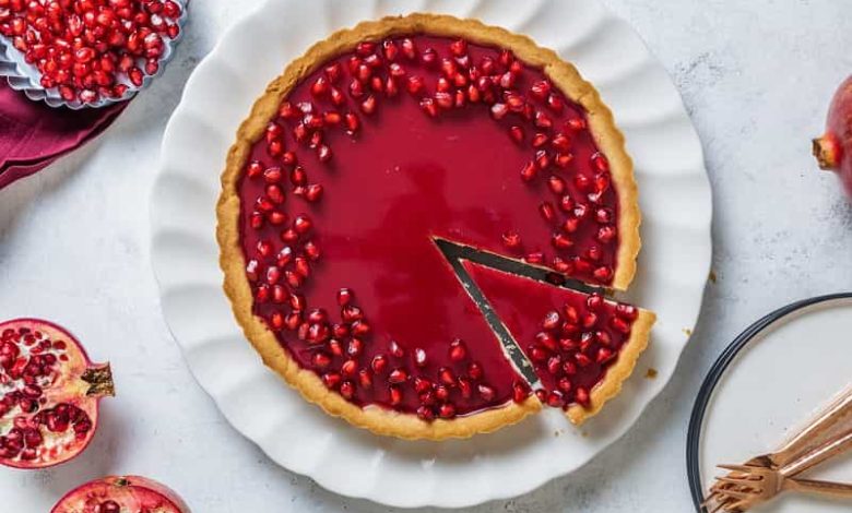 طرز تهیه چیز کیک انار برای شب یلدا
