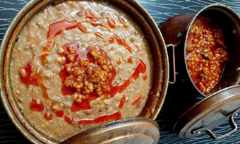 طرز تهیه شله مشهدی برای 4 نفر
