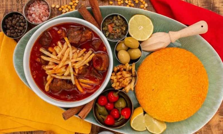 طرز تهیه خورش قیمه مجلسی برای 4 نفر