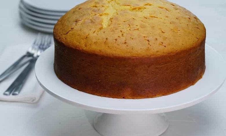 طرز تهیه کیک وانیلی ساده برای 4 نفر