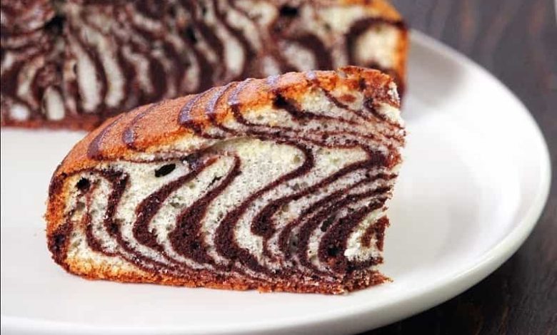 طرز تهیه کیک زبرا خوشمزه برای 4 نفر