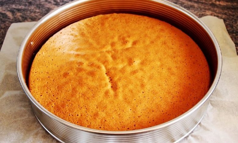طرز تهیه کیک اسفنجی ساده برای 6 نفر