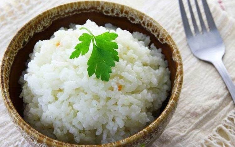 طرز تهیه برنج کته برای یک نفر