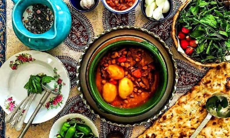 طرز تهیه آبگوشت مجلسی برای 10 نفر