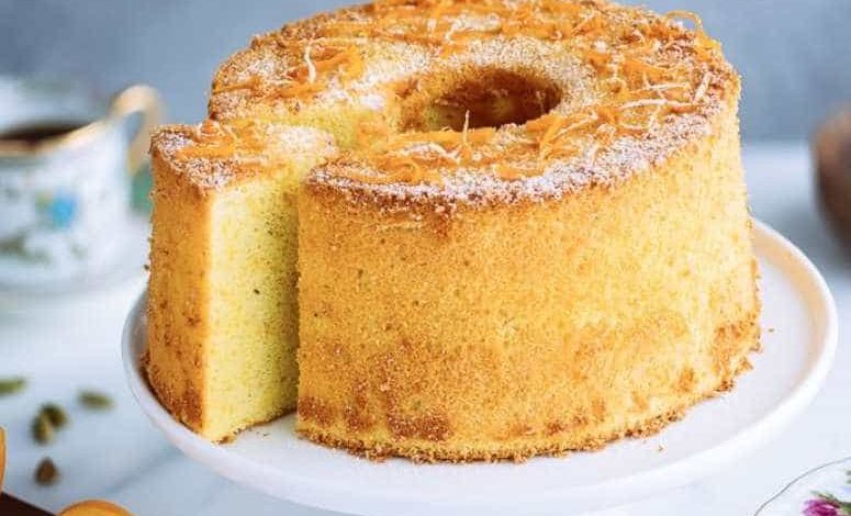 طرز تهیه کیک شیفون با پف زیاد برای 8 نفر