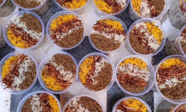 طرز تهیه عدس پلو نذری برای ۳۰ نفر