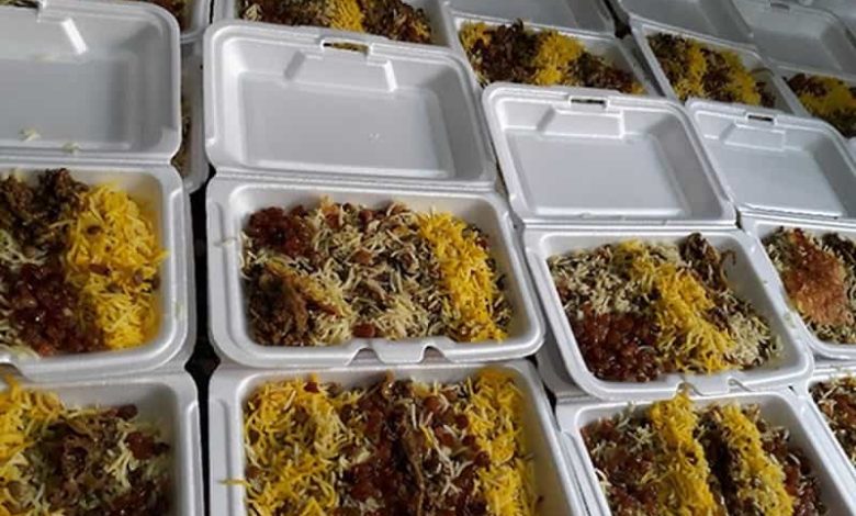 طرز تهیه عدس پلو نذری برای 300 نفر