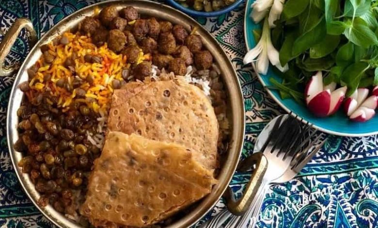 طرز تهیه عدس پلو مجلسی برای 8 نفر