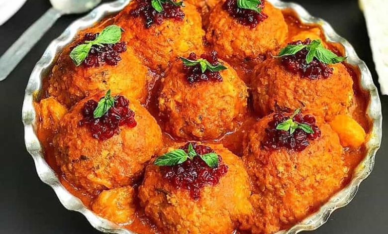 طرز تهیه کوفته تبریزی مجلسی برای 8 نفر