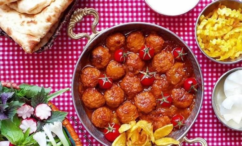 طرز تهیه کوفته تبریزی مجلسی برای 8 نفر