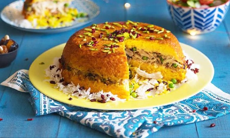 طرز تهیه ته چین مرغ برای 6 نفر