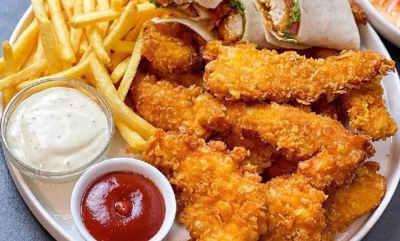 طرز تهیه مرغ سوخاری مجلسی برای 4 نفر