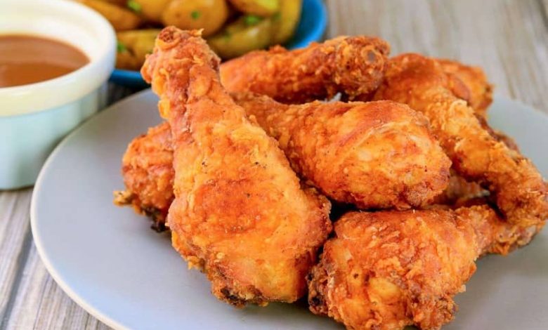 طرز تهیه مرغ سوخاری مجلسی برای 4 نفر