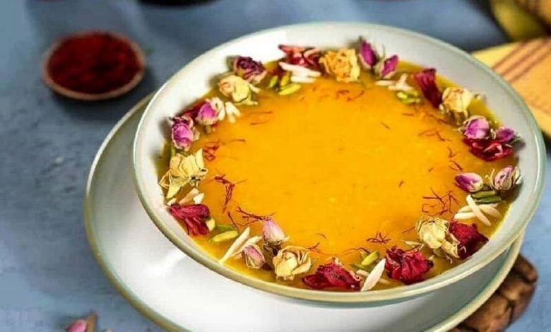طرز تهیه شله زرد نذری و مجلسی برای 6 نفر