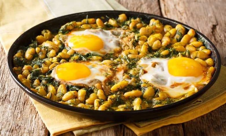 طرز تهیه باقلا قاتق برای 2 نفر