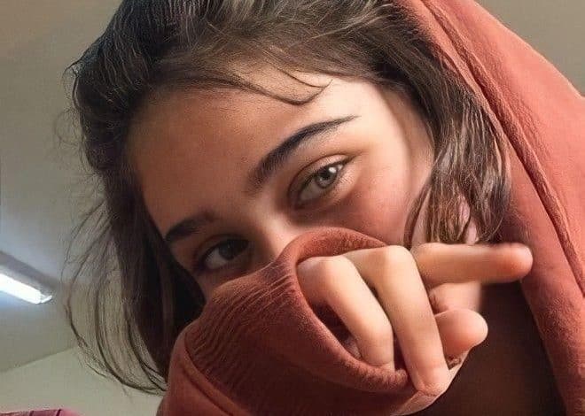 عکس دختر با چهره نامعلوم