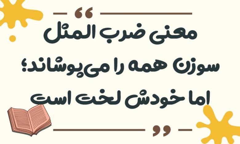 معنی ضرب المثل سوزن همه را می‌ پوشاند؛ اما خودش لخت است