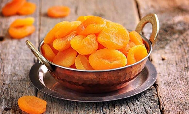 میزان کالری قیسی زردالو