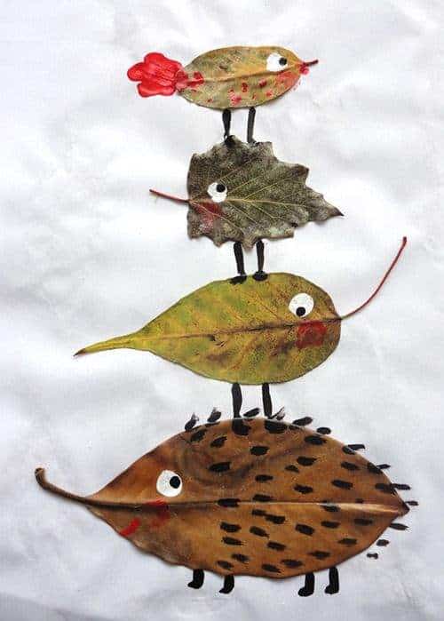 7 Ways To Turn Your Fall Leaf Collection Into Art