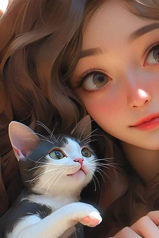 عکس پروفایل دخترونه کیوت کره ای کارتونی