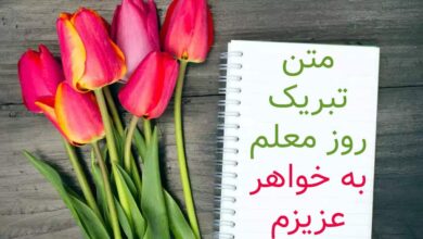 متن زیبا برای تبریک روز معلم به خواهر 1403 + جملات خاص و دلنشین