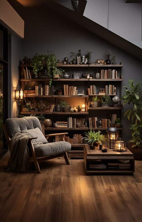 90 ایده برای چیدمان و دکوراسیون کتابخانه در منزل
