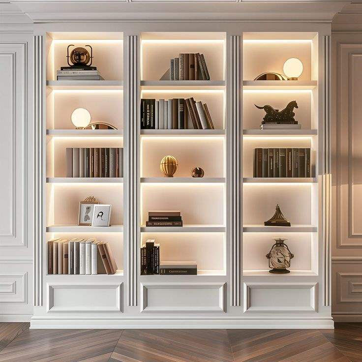 90 ایده برای چیدمان و دکوراسیون کتابخانه در منزل