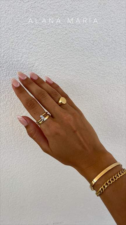 مدل جدید ست دستبند و انگشتر طلا دخترانه شیک