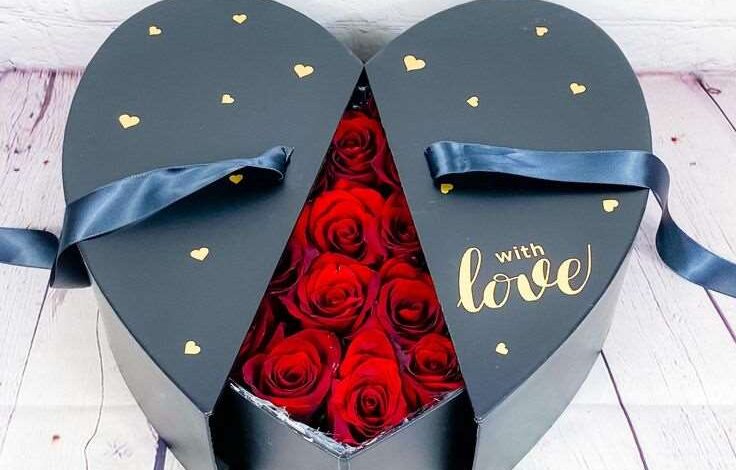 52 مدل باکس گل رز ولنتاین لاکچری و خاص