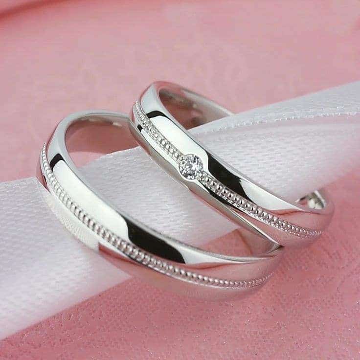 مدل ست حلقه عروس و داماد 56